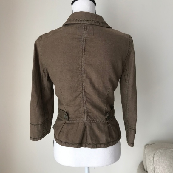 Anthropologie UO 1970 Worldwide Olive Green Jacket - Picture 4 of 4